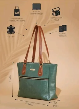 Fargo Vegan Leather Hand Bags for Women Stylish | Tote Bag for Woman