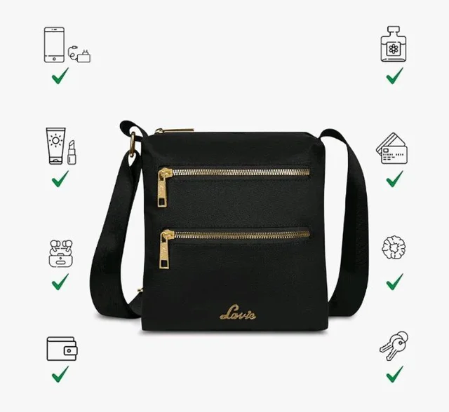 Lavie Women's Miko Cross Body Sling Bag | Ladies Purse Handbag | Gift for Women