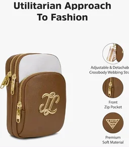 Lavie Signature Women's Berkly 3 Compartment Cross Body Sling Bag | Ladies Purse Handbag | Gift for Women