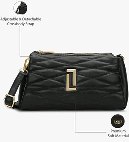 the store
4.3 out of 5 stars 5
Lavie Luxe Women's Lucie Quilted 3-Compartment Medium Crossbody Sling Bag | Ladies Purse Handbag | Gift for Women