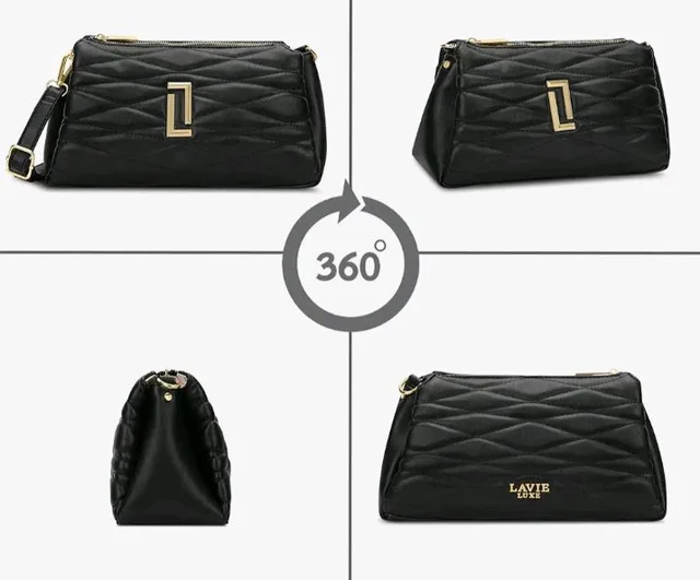 the store
4.3 out of 5 stars 5
Lavie Luxe Women's Lucie Quilted 3-Compartment Medium Crossbody Sling Bag | Ladies Purse Handbag | Gift for Women