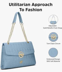 4.0 out of 5 stars 1
Lavie Signature Women's Quilt Bighorn Satchel Handbag | Satchel Bag For Work | Ladies Purse | Stylish Shoulder Bag | Gift For Women