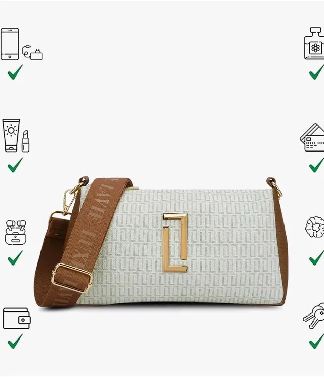 the store
3.9 out of 5 stars 11
Lavie Luxe Women's Monogram Lizzy 3-Compartment Cross Body Sling Bag | Ladies Purse Handbag | Gift for Women
