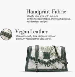 3B - Vigour Shoulder Bag for Women and Girls | Stylish Handcrafted Vegan Leather Purse for Shopping Brunch | Best Travel Sling Bag for
