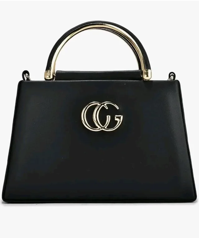 Stylish Sling Bag for Women | Elegant Handbag with Gold Handle & Strap | Premium PU Leather Shoulder Bag – Trendy & Versatile Purse for Daily & Party Use