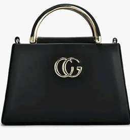 Stylish Sling Bag for Women | Elegant Handbag with Gold Handle & Strap | Premium PU Leather Shoulder Bag – Trendy & Versatile Purse for Daily & Party Use