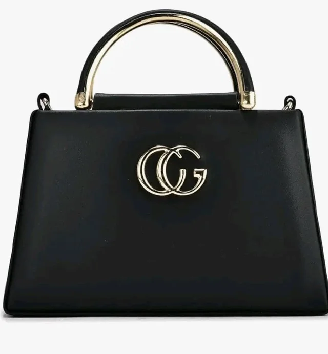 Stylish Sling Bag for Women | Elegant Handbag with Gold Handle & Strap | Premium PU Leather Shoulder Bag – Trendy & Versatile Purse for Daily & Party Use