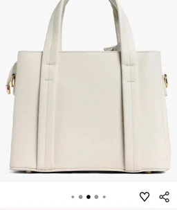 EXOTIC® Premium Ivory Chic Edition Urban Luxe Hand & Sling Bag for Women | Stylish PU Leather Tote with Spacious Compartments & Detachable Strap
