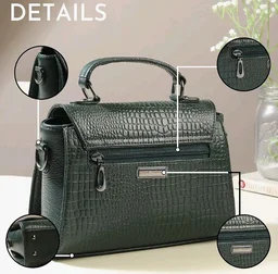 store
4.2 out of 5 stars 105
Steve Jhonson Genuine Leather Croc Style Hand Design Women Sling Shoulder Handbag Satchel ToteBag | Double Handle - Sling Belt - Metal Logo Embossed |