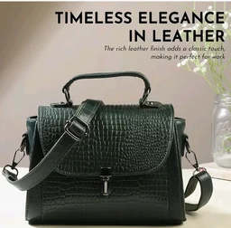 store
4.2 out of 5 stars 105
Steve Jhonson Genuine Leather Croc Style Hand Design Women Sling Shoulder Handbag Satchel ToteBag | Double Handle - Sling Belt - Metal Logo Embossed |