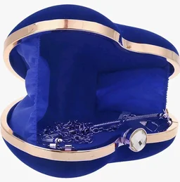 Visit the store
4.2 out of 5 stars 613
TOOBA Handicraft Women's Velvet Clutch Purse | Heart Design Bag, Bridal Purse & Party Handbag Design & Pearl Lock – Wedding & Special Occasion Clutch
