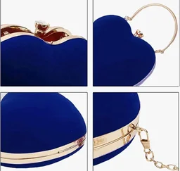 Visit the store
4.2 out of 5 stars 613
TOOBA Handicraft Women's Velvet Clutch Purse | Heart Design Bag, Bridal Purse & Party Handbag Design & Pearl Lock – Wedding & Special Occasion Clutch