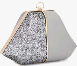 TOOBA Handicraft Women's Box Clutch Bag Purse | Designer Evening Bag, Bridal Purse & Party Handbag Design & Jeweled Clasp – Wedding & Special Occasion Clutch