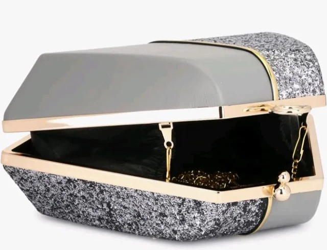 TOOBA Handicraft Women's Box Clutch Bag Purse | Designer Evening Bag, Bridal Purse & Party Handbag Design & Jeweled Clasp – Wedding & Special Occasion Clutch