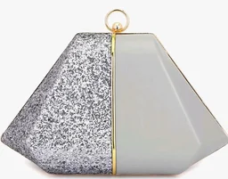 TOOBA Handicraft Women's Box Clutch Bag Purse | Designer Evening Bag, Bridal Purse & Party Handbag Design & Jeweled Clasp – Wedding & Special Occasion Clutch