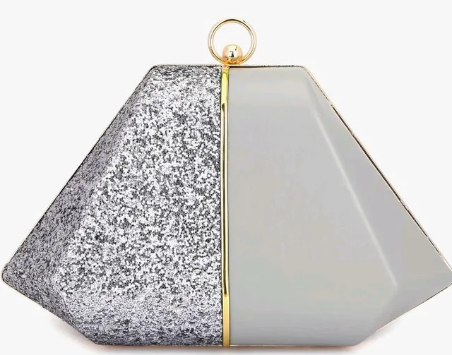 TOOBA Handicraft Women's Box Clutch Bag Purse | Designer Evening Bag, Bridal Purse & Party Handbag Design & Jeweled Clasp – Wedding & Special Occasion Clutch
