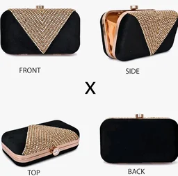 For The Beautiful You Embroidered Women's Clutch (410)