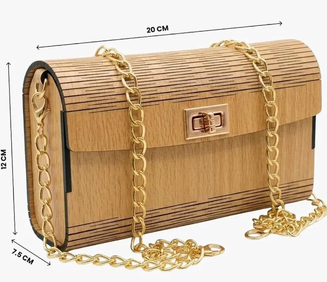 Toxiko Wooden handbags clutch | Unique Gift for Anyone Sister | Shoulder Bag for College Bag for Clutch Purses & Clutch Bags | party clutch handbags for women