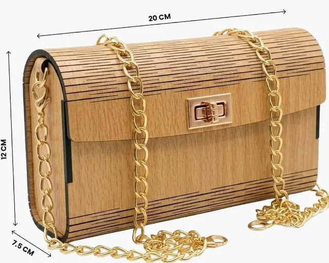 Toxiko Wooden handbags clutch | Unique Gift for Anyone Sister | Shoulder Bag for College Bag for Clutch Purses & Clutch Bags | party clutch handbags for women