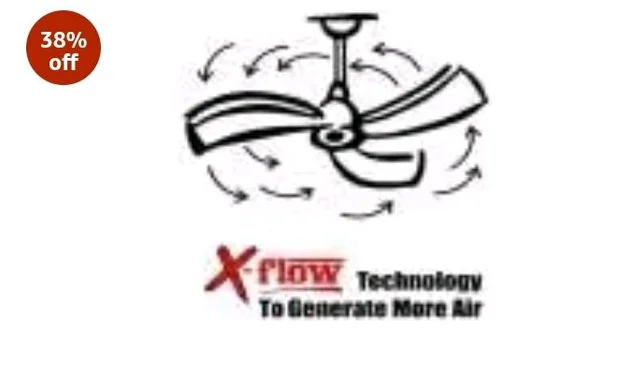 ACTIVA Apsara 1200mm Ceiling Fan, 390 RPM High Speed Air Delivery, 60 Watt Cooper Winding Motors, Anti Dust Coating, Less Noise, Large Sweep, 2 Years Warranty (Brown)
38%
off