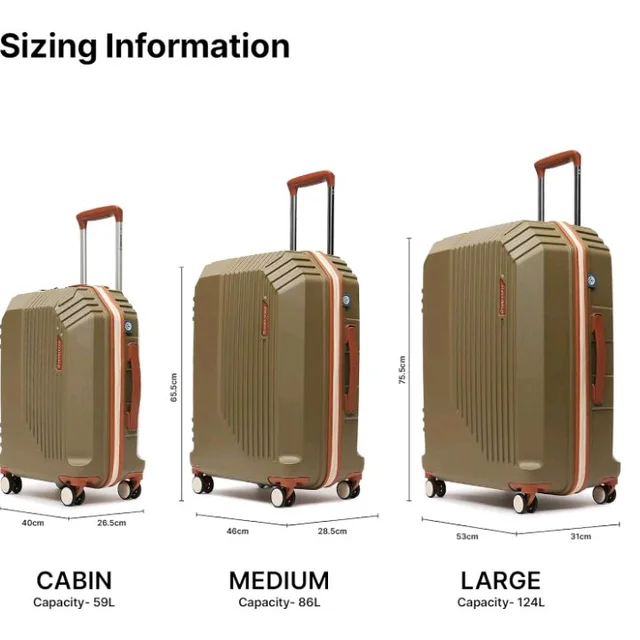 uppercase Vector Trolley Bag Large Size 75cm, Hardsided Suitcase (Brown)
Anti-Theft Zippers | 8 Smooth-Rolling Spinner Wheels | TSA-Approved Lock | 5.5 Years Warranty | Durable Polycarbonate Shell
50+ bought in past month