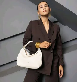 EXOTIC Luna Braided Sling Bag for Women | Soft Structured Hobo Bag | Adjustable Strap | Multi Pocket | Elegant Everyday Purse