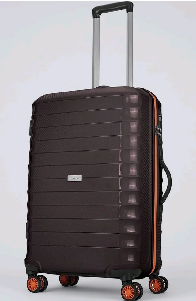 Aristocrat Altitude 8-Wheel Medium Size Hard Case Trolley Bag, Brown
Durable Polypropylene Case, Spacious, Combination Lock, Sturdy Zipper, Lightweight Travel Luggage, 3-Year Global Warranty
500+ bought in past month