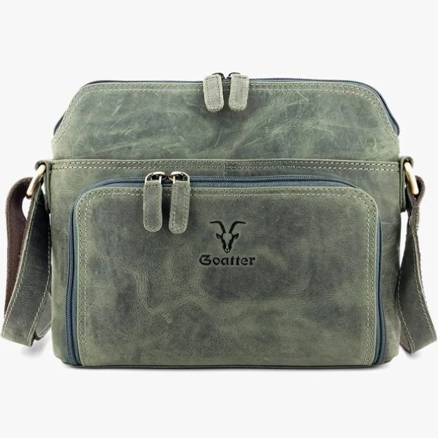 Goatter Genuine Leather Casual Sling Bag for Girls and Women