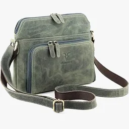 Goatter Genuine Leather Casual Sling Bag for Girls and Women