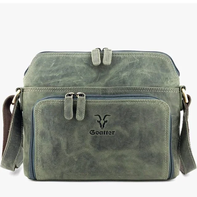 Goatter Genuine Leather Casual Sling Bag for Girls and Women