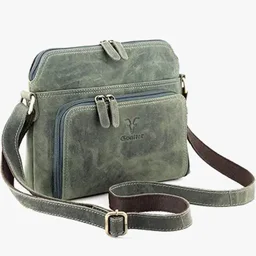 Goatter Genuine Leather Casual Sling Bag for Girls and Women