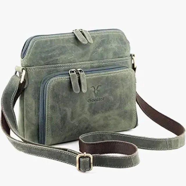 Goatter Genuine Leather Casual Sling Bag for Girls and Women