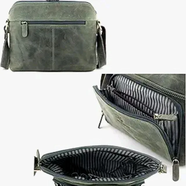 Goatter Genuine Leather Casual Sling Bag for Girls and Women