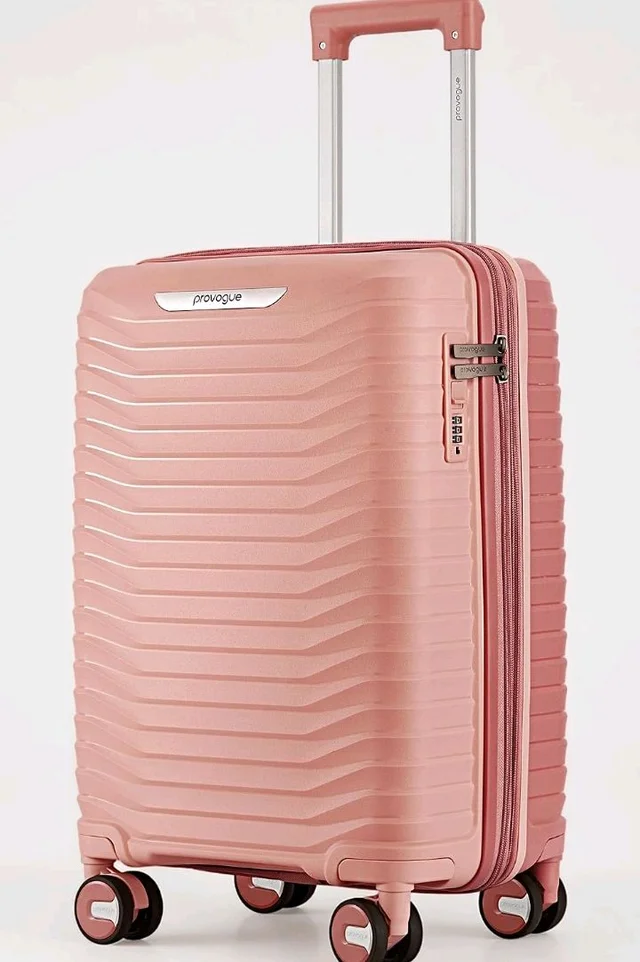 Provogue Coral Hard-Sided PP 65 Cm Trolley Bags for Travel Medium Size | Expandable Luggage Suitcase with 8 Wheels | Combination Lock | 5 Year Warranty (Tea Rose/Redwood)
50+ bought in past month
