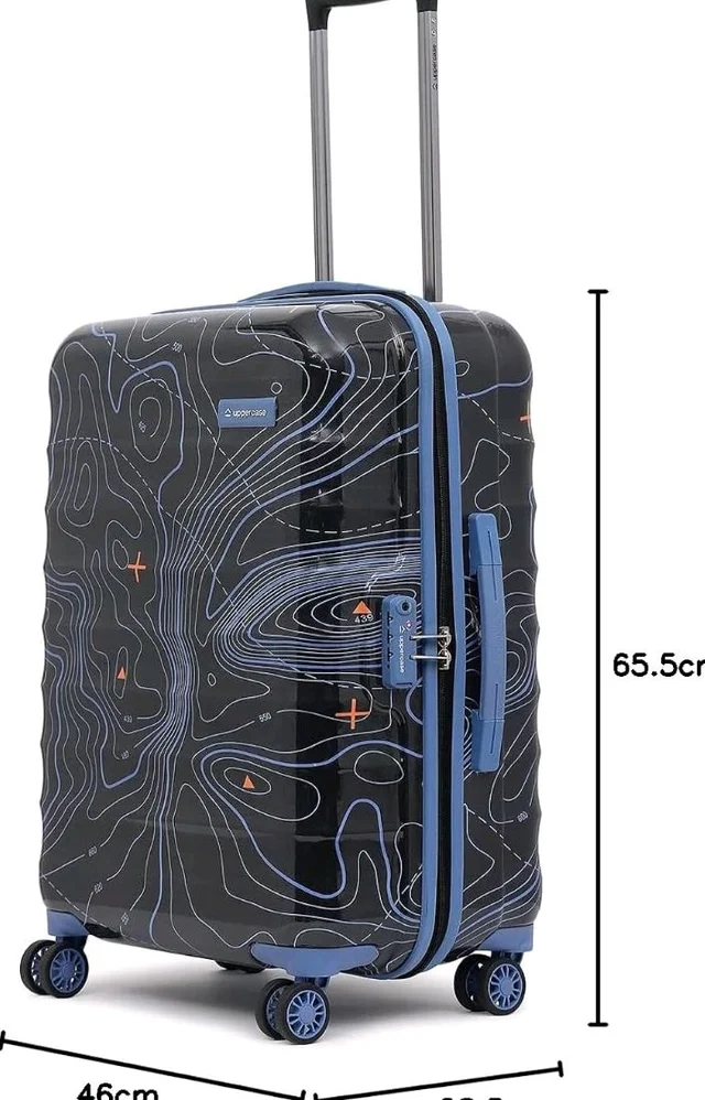 uppercase Topo Trolley Bag Medium 66cm, 8 Wheel Hardsided Suitcase (Black)
Eco-Friendly Sustainable Hardshell Trolley Bag | 8 Wheel Spinner | TSA Lock & Anti-Theft Zippers | 5.5 Years Warranty
50+ bought in past month