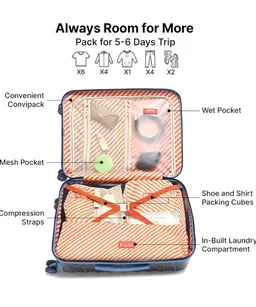 uppercase Topo Trolley Bag Medium 66cm, 8 Wheel Hardsided Suitcase (Black)
Eco-Friendly Sustainable Hardshell Trolley Bag | 8 Wheel Spinner | TSA Lock & Anti-Theft Zippers | 5.5 Years Warranty
50+ bought in past month