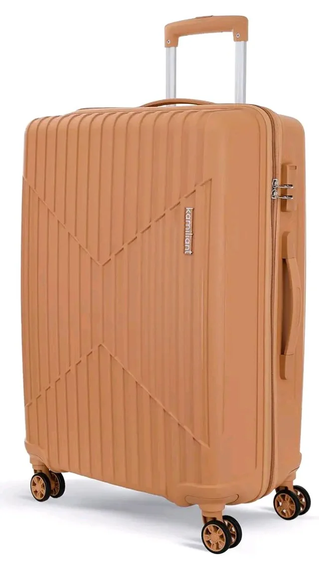 KAMILIANT by American Tourister Savvy|Trolley Bag Check-in Medium Size (70 cms) for Travel| Hard Case Polypropylene (PP) Suitcase|360° 8-Wheel Spinner Luggage Trolley|Combination Lock|Orange Pastry
50+ bought in past month