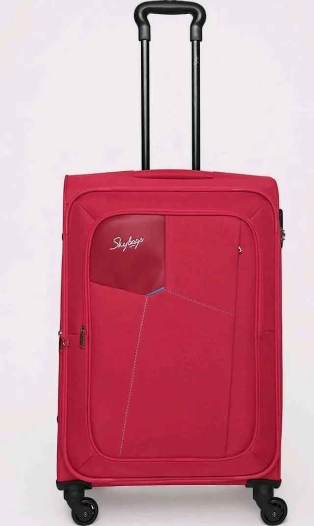 Skybags Rubik Soft Case Cabin (Small Size) Trolley Bag, Red
Lightweight, Front Pocket, Durable Polyester Case, Combination Lock, Compact Travel Luggage, 5-Year Global Warranty
