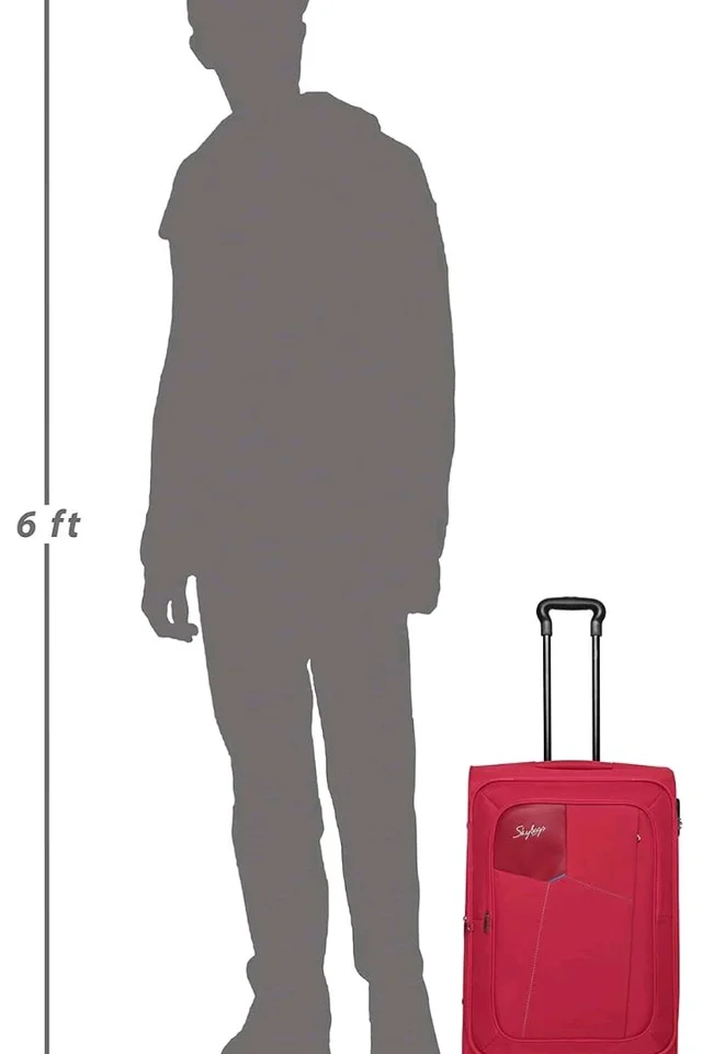 Skybags Rubik Soft Case Cabin (Small Size) Trolley Bag, Red
Lightweight, Front Pocket, Durable Polyester Case, Combination Lock, Compact Travel Luggage, 5-Year Global Warranty