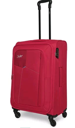 Skybags Rubik Soft Case Cabin (Small Size) Trolley Bag, Red
Lightweight, Front Pocket, Durable Polyester Case, Combination Lock, Compact Travel Luggage, 5-Year Global Warranty