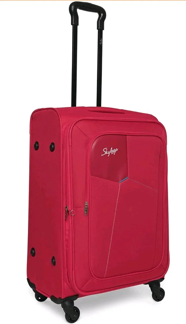 Skybags Rubik Soft Case Cabin (Small Size) Trolley Bag, Red
Lightweight, Front Pocket, Durable Polyester Case, Combination Lock, Compact Travel Luggage, 5-Year Global Warranty