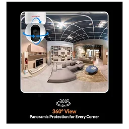 CP PLUS 3MP Smart Wi-Fi CCTV Camera | 360° Pan & Tilt | CTC Cyber Secure Tech | View & Talk | Smart Detection Suite | Night Vision | Cloud Storage | Supports OK Google | CP-E35Q
2K+ bought in past month