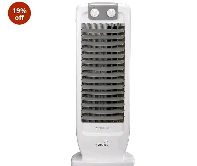 V-Guard Veemagik Neo 17 (43.5cm) Tower Fan|18-Months Warranty|Grey White
1300 RPM | 2401 CFM Air Flow | Durable Construction | Extensive Support