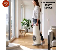 SKYTONE Tower Fan For Room Bladeless, 90° Oscillation & Swivel Action, Knob Control Panel With 3 Speeds, Powerful and Quiet Airflow, Aromatherapy Fan for Home, Office, Kitchen
