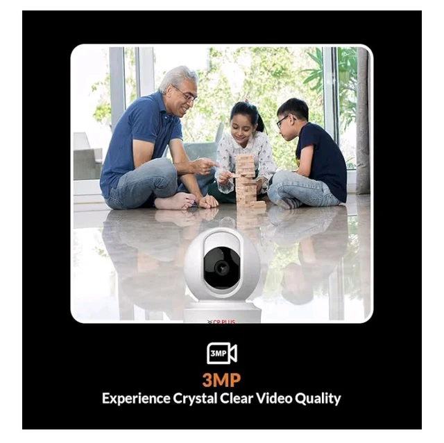 CP PLUS 3MP Resolution Smart Wi-fi CCTV Home Security Camera | 360° View | Motion Tracking | 2-Way Talk | Cloud & SD Card Support | CTC Cyber Secure Tech | 15M Night Vision | CP-E31Q
1K+ bought in past month