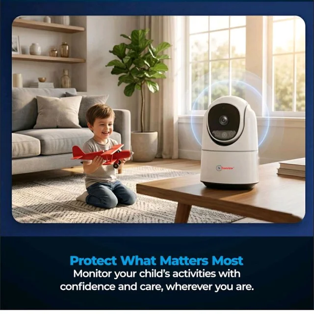Trueview 3MP Wi-Fi ATC Robot Camera | BIS-ER (STQC Certified) WiFi CCTV Camera | All Time Color Night Vision | Pan Tilt | Smart Tracking | 2-Way Audio | Memory Card & Cloud | Alexa | T18296S
50+ bought in past month
