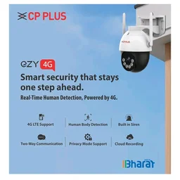 CP PLUS 3MP Outdoor CCTV Camera for Home | 4G SIM-Based Wireless Security Camera | CTC Cyber Secure Tech | Human Detection | Motion Alerts | IR Night Vision 30M | SD Card Recording | EZ-S35T
500+ bought in past month
