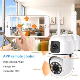 JB Supar4+4MP Smart WiFi PTZ CCTV Camera for Home Outdoor | 360° View | Color Night Vision | Two Way Audio | Wireless Security Camera with Mobile App V380 Pro (Dual Lens Mini Dome3)
79%
off