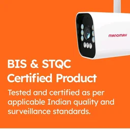 MANOMAY 3MP WiFi CCTV Bullet Camera Outdoor | BIS-ER (STQC Certified) Security Camera | Full Color Night Vision | Human Detection | 2-Way Audio | 10X Zoom | IP66 Waterproof | Memory Card & Cloud
50+ bought in past month
44%
off