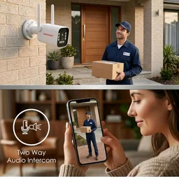 MANOMAY 3MP WiFi CCTV Bullet Camera Outdoor | BIS-ER (STQC Certified) Security Camera | Full Color Night Vision | Human Detection | 2-Way Audio | 10X Zoom | IP66 Waterproof | Memory Card & Cloud
50+ bought in past month
44%
off